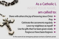 BISHOPS OF ENGLAND AND WALES PRODUCE 'FAITH CARDS' TO IDENTIFY HOLDERS AS CATHOLICS