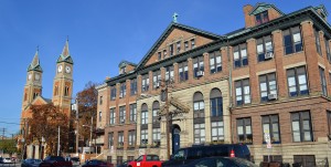 St. Francis Seraph Catholic School in Over-The-Rhine was the beneficiary of a $1,000 grant from the Kroger Company. (CT Photo/John Stegeman)