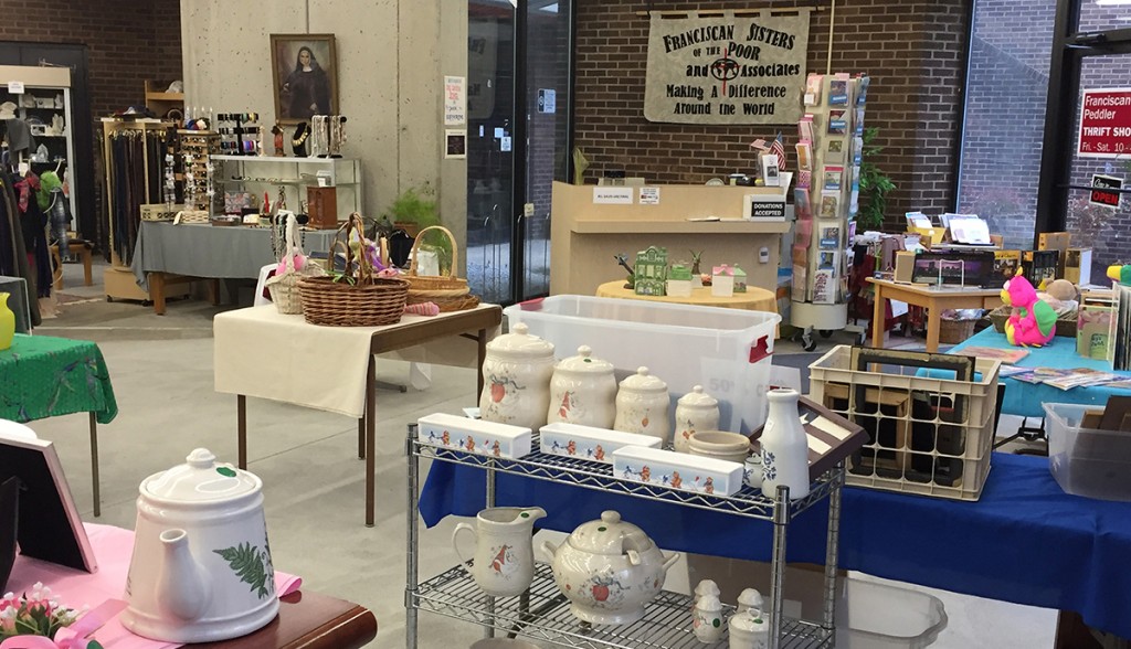 An interior view of the Franciscan Peddler thrift store. (Courtesy Photo)