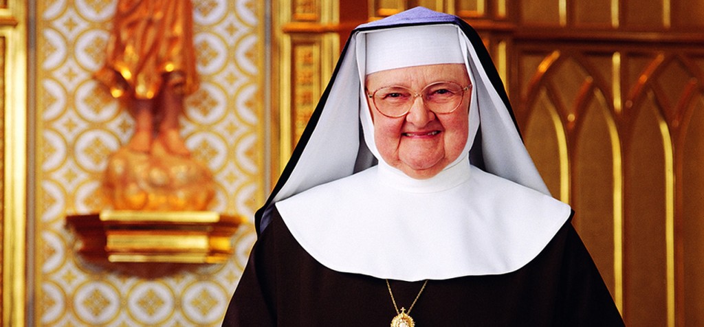 Mother Angelica is seen in this undated photo. In an early morning tweet Feb. 22, the Eternal Word Television Network said its founder,92, remains in a "delicate" condition. Mother Angelica died on Easter Sunday, March 27, 2016. (CNS photo/courtesy EWTN) See EWTN-MOTHER-ANGELICA-CONDITION Feb. 22, 2016.