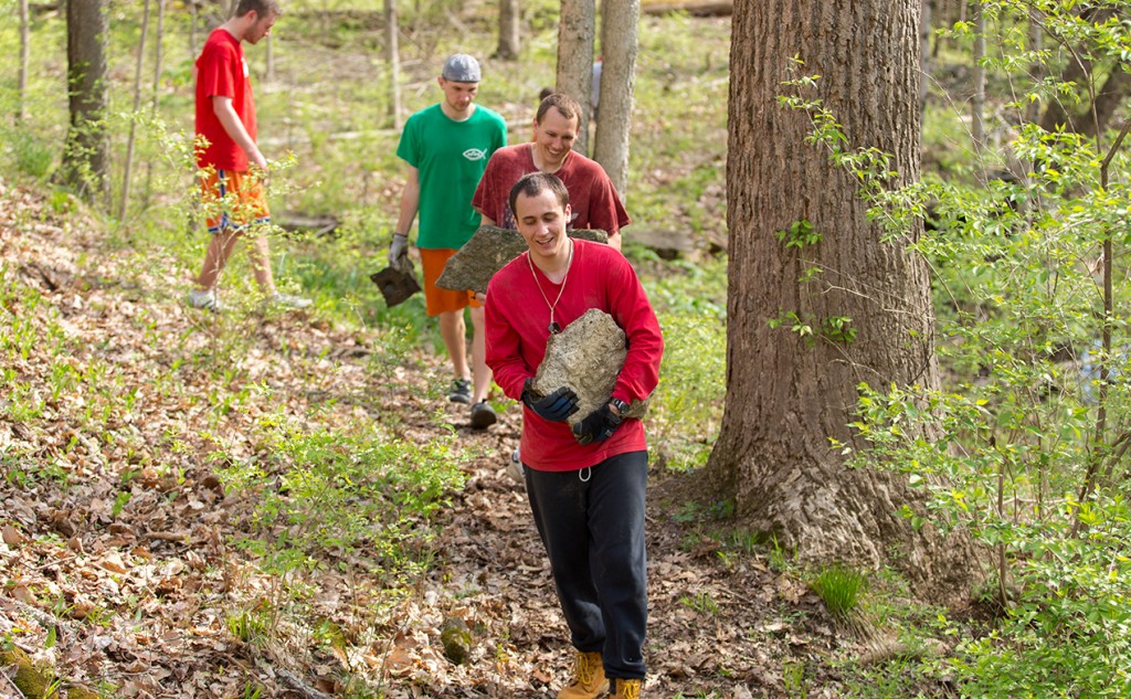 The Mount St. Mary's Seminary Father and Son Day of Service will be April 9. (Courtesy Photo/Susan Declercq)