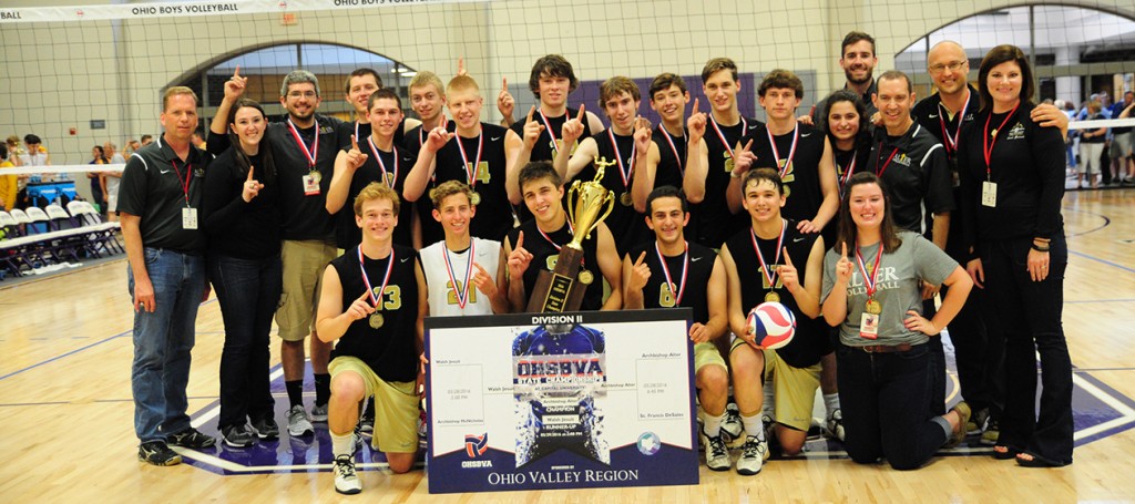 Alter boys volleyball won a third-straight state championship this May. (Courtesy Photo/Alter High School)