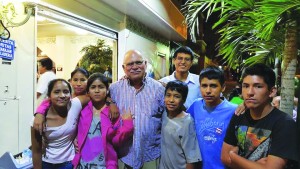 Paul Lammermeier with some of the children he has saved from the streets in Peru. (Courtesy Photo)