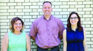 Pictured from left are NET staff members Lauryn Coules, Mark Hollcraft, and Catherine Lopez. (Courtesy Photo)