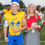 Jake Edwards (King) & Kathie Edwards (Queen) of Homecoming 2016 at Lehman. (Photo Courtesy of Mr. Mike Underwood)