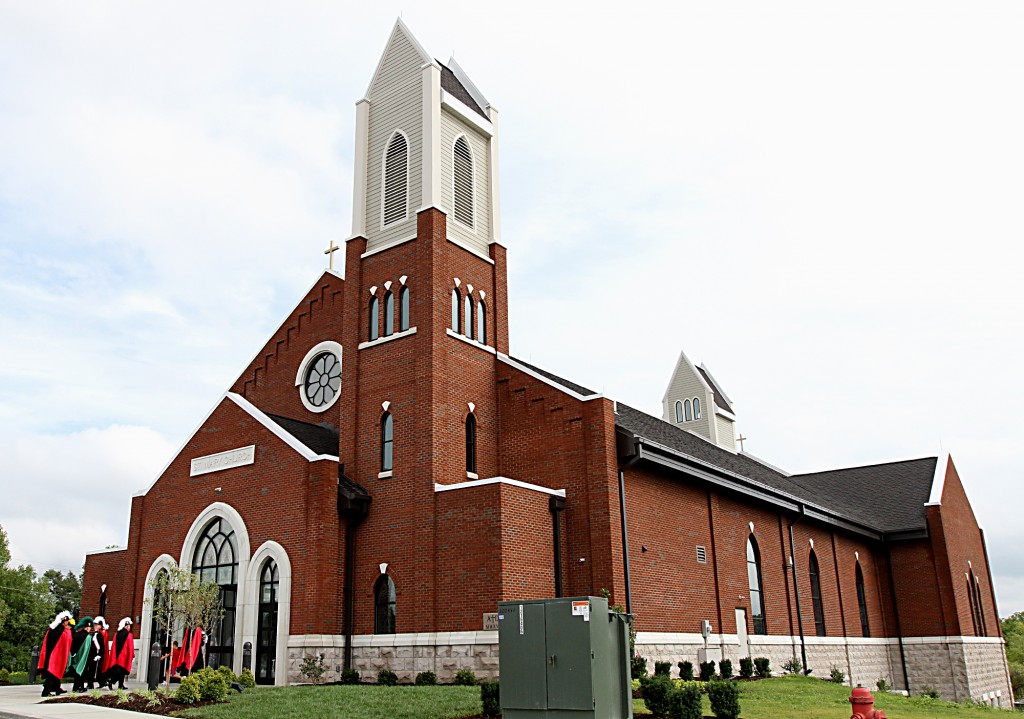 CT Photo/E.L. Hubbard St. Mary of the Assumption in Springboro Sunday, August 14, 2016.