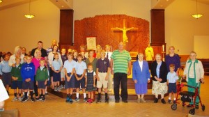 St. Columban celebrates 90 years with then and now community. (Courtesy Photo)