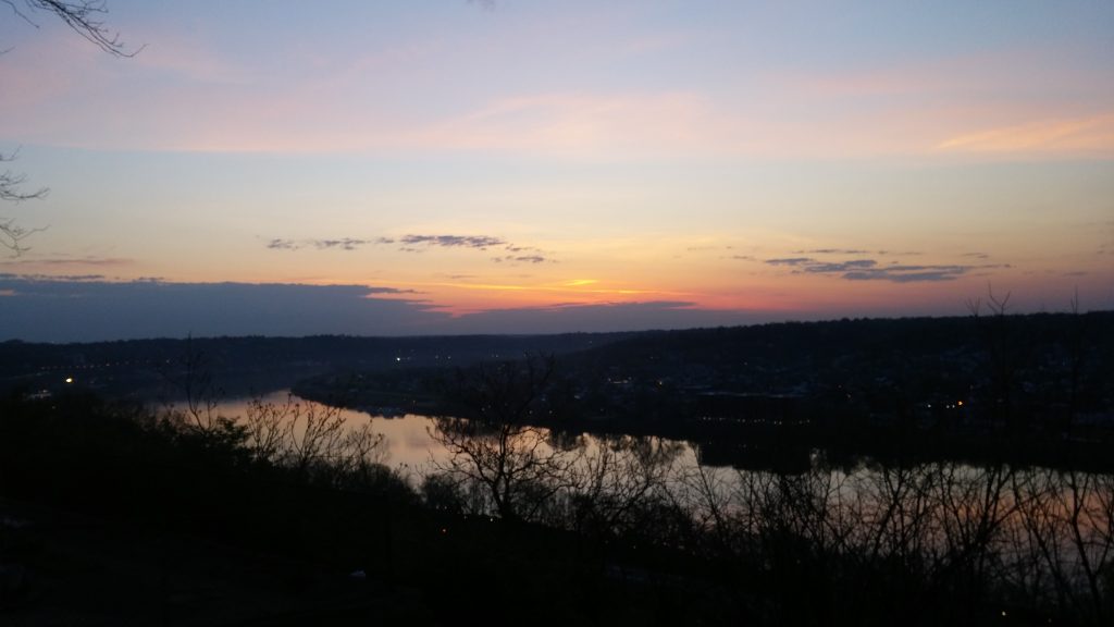 Looking eastward Good Friday Morning 2017 from Holy Cross Immaculata. (Greg Hartman/CT Photo)