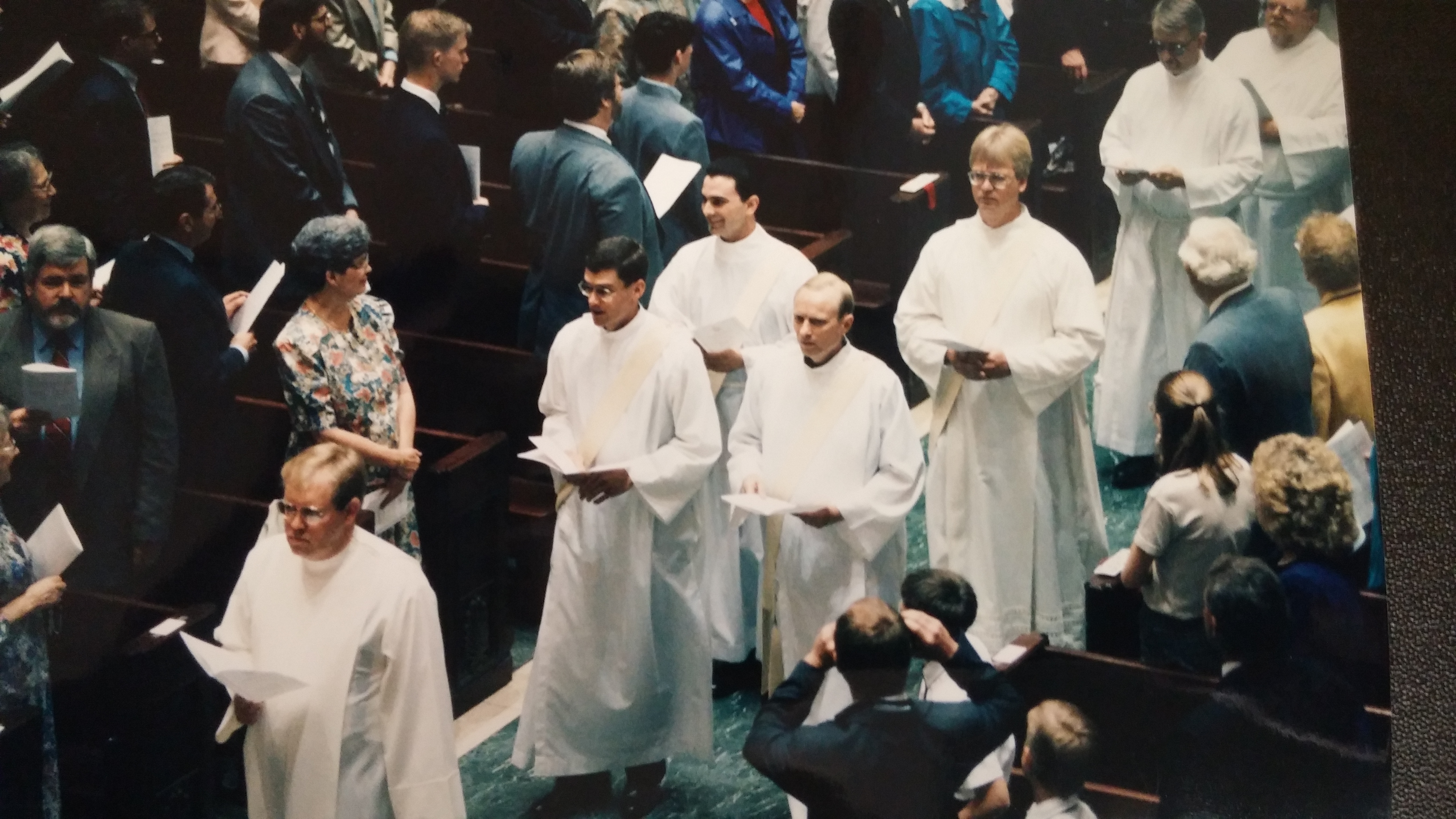 Deacons Piepmeyer, Sloneker, & Meyers prepare for Ordination