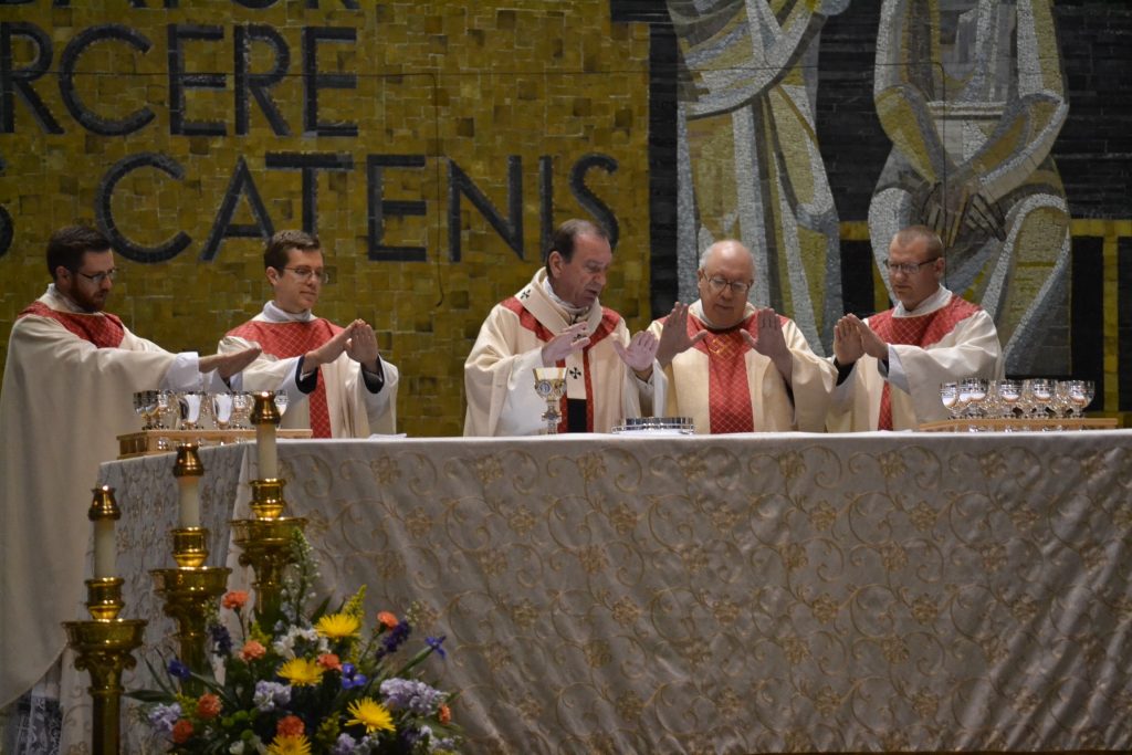 Eucharistic Prayer during Ordination Mass (CT Photo/Greg Hartman)