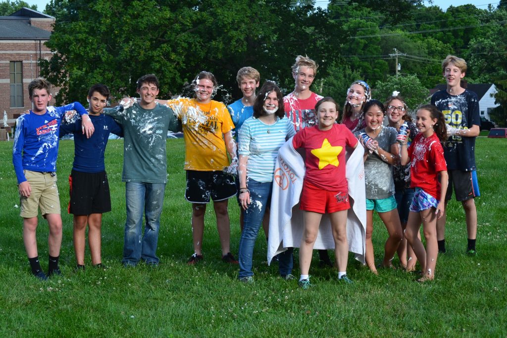 Totus Tuus group at St. Margaret-St. John (CT Photo/Greg Hartman)