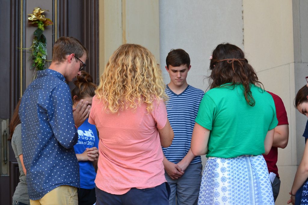 The power of prayer (CT Photo/Greg Hartman)