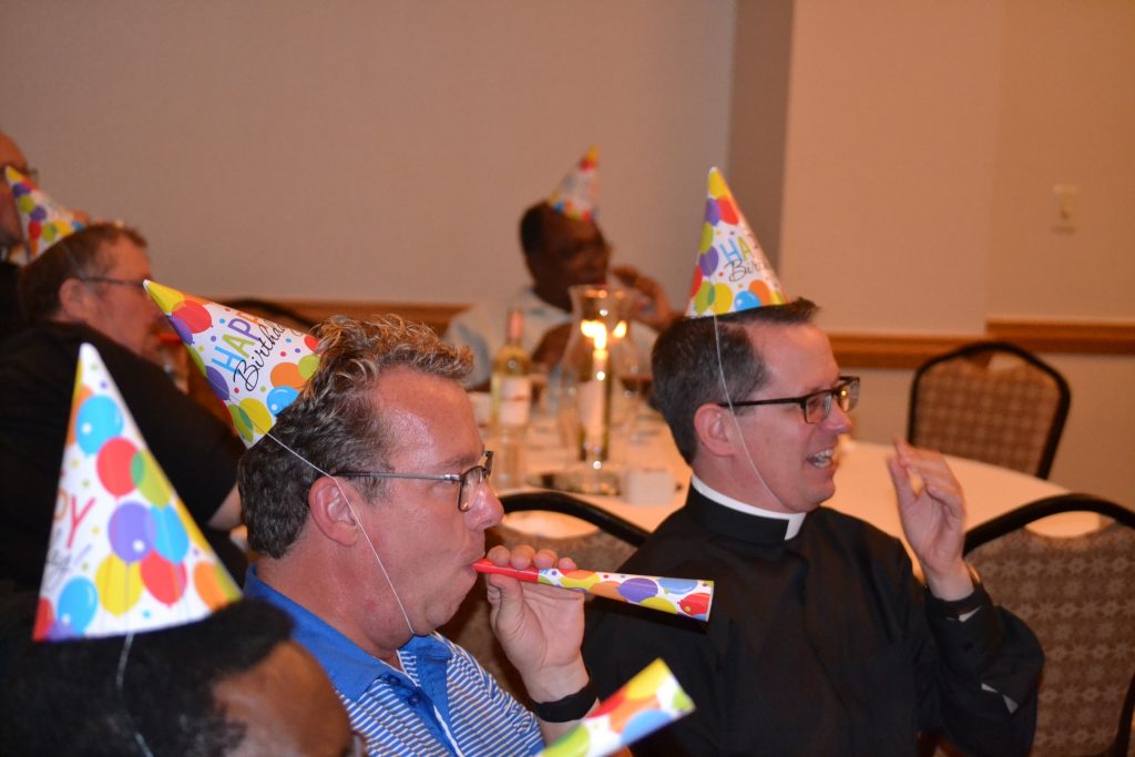 It also happened to be Archbishop Schnurr's birthday. (CT Photo/Greg Hartman)