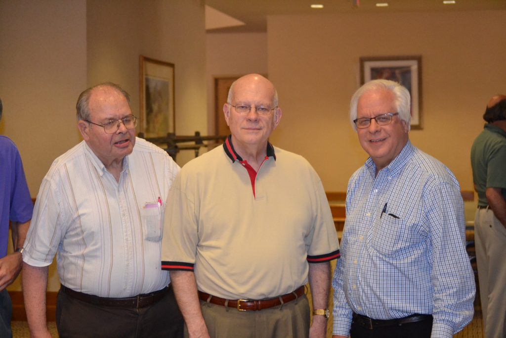 Representing the Class of 1977, From left to right, Rev. Paul F. Hurst, Rev. George C. Kunkel, Rev. Stephen P. Walter (CT Photo/Greg Hartman)