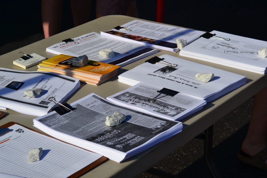 Information from the Truth Booth was readily available (CT Photo/Greg Hartman)