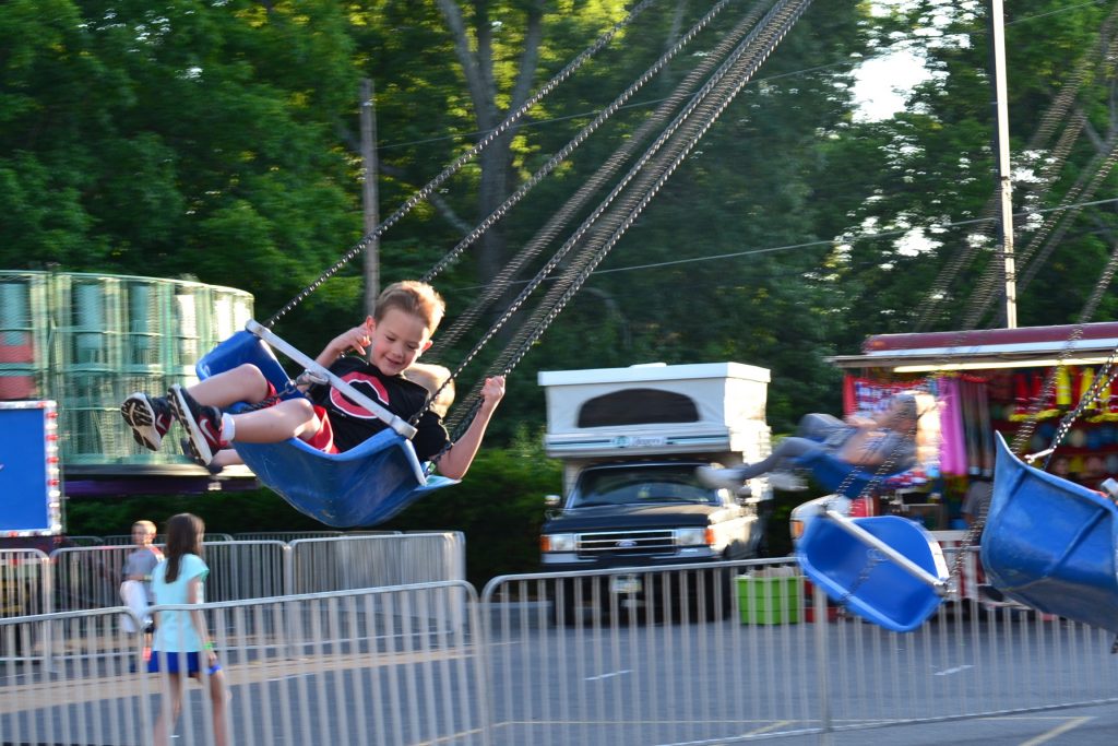 Man this is fun, I hope I don't lose a shoe (CT Photo/Greg Hartman)