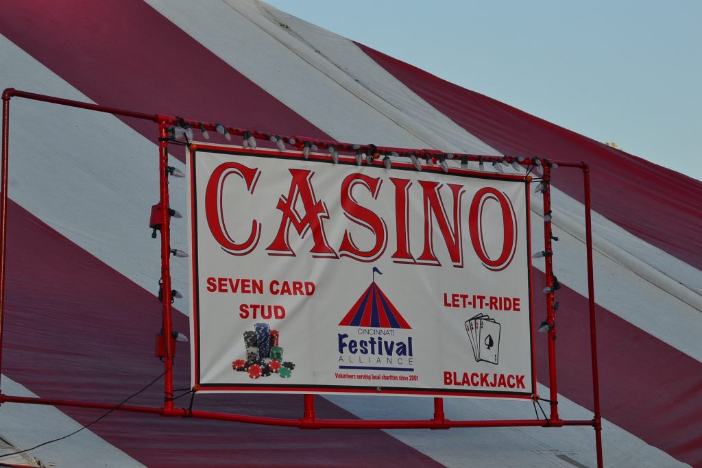 Heading to the Casino Tent (CT Photo/Greg Hartman)