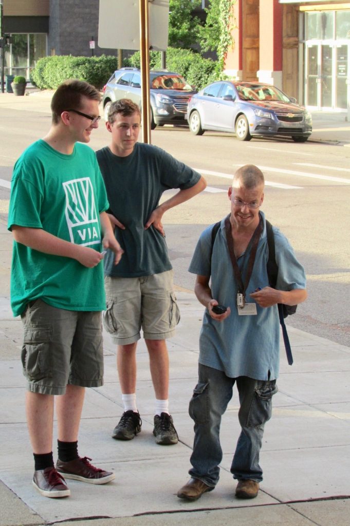 The experience of being a Missionary Disciple, inviting neighbors in prayer. (CT Photo/Gail Finke)