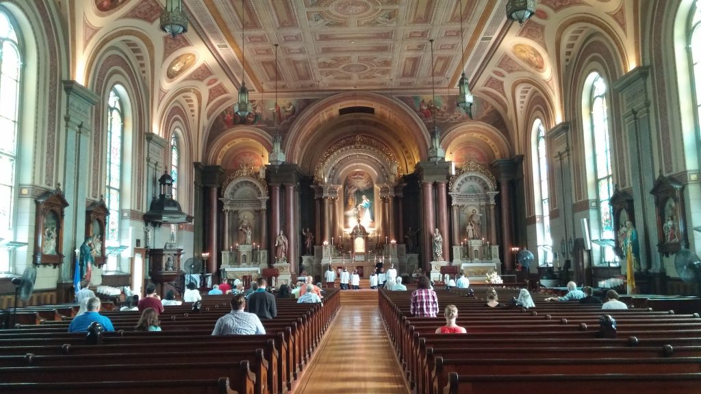 The oldest standing church in Cincinnati, the faithful began filling this sacred space (CT Photo/Greg Hartman