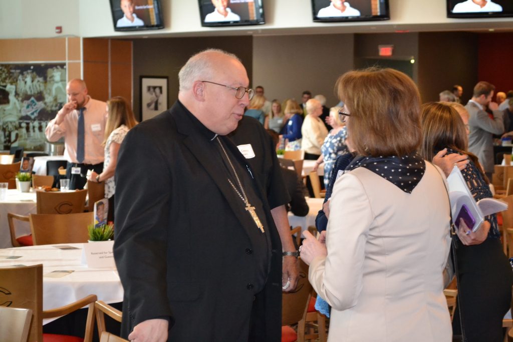 Bishop Joseph Binzer at the CISE Campaign Kickoff (CT Photo/Greg Hartman)