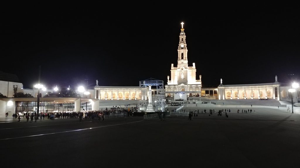 On the eve of the 100th Anniversary of the "Miracle of the Sun", the Basilica of Our Lady of the Rosary in Fatima (CT Photo/Greg Hartman)