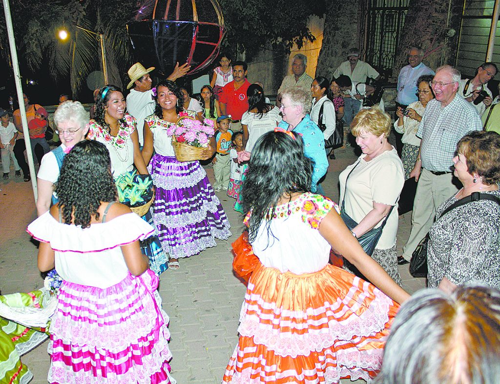 Visitors from the Archdiocese of Cincinnati celebrate the Feast of Our Lady of Soledad with locals in the Diocese of Puerto Escondido, on the Pacific coast of Mexico. (Courtesy Photo)