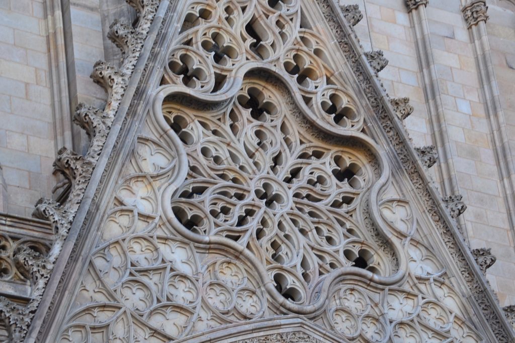 The front of the Cathedral in Barcelona (CT Photo/Greg Hartman)