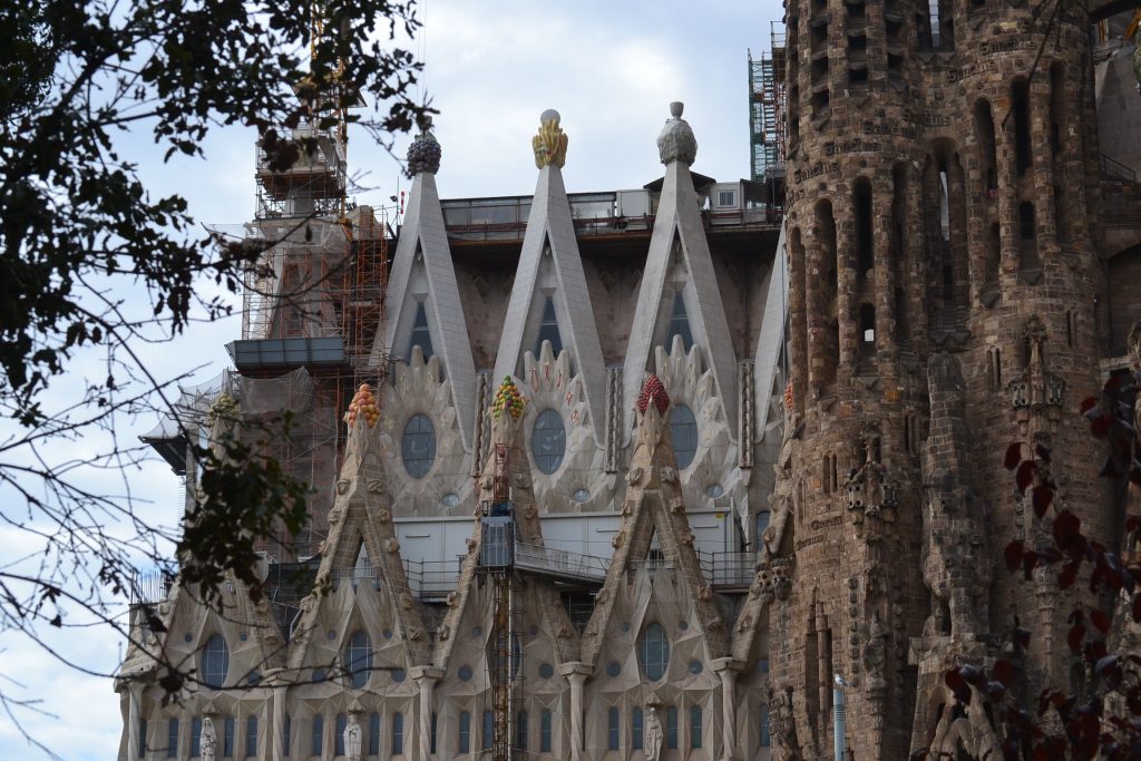 Exterior of Anton Gaudi's Basilica in Barcelona (CT Photo/Greg Hartman)