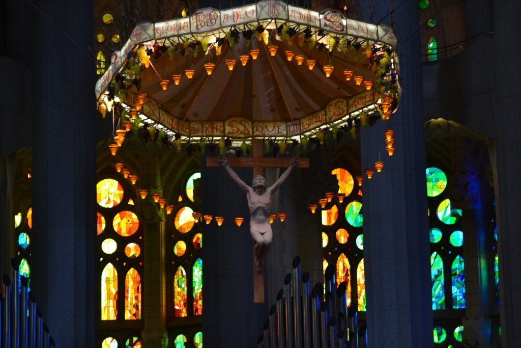 Words cannot describe the Anton Gaudi's Basilica Sagrada Familia, begin in the 1880's and still under construction today (CT Photo/Greg Hartman)