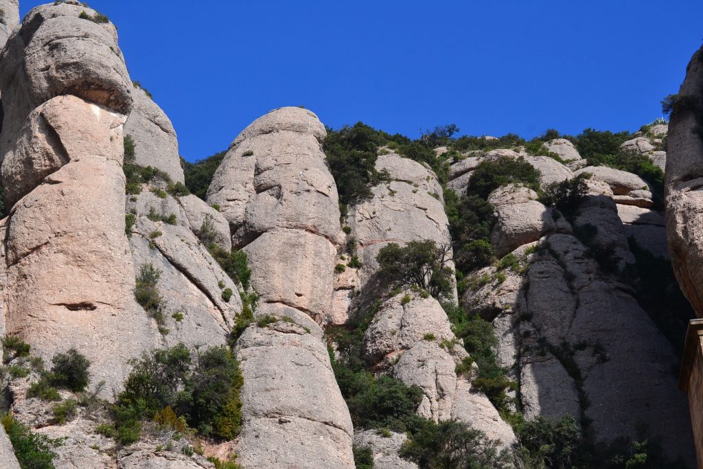 Rugged mountains surround the Monastery of Montserrat (CT Photo/Greg Hartman)