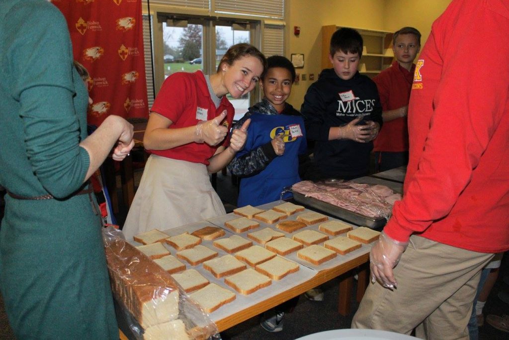 Bishop Fenwick Students Giving Back