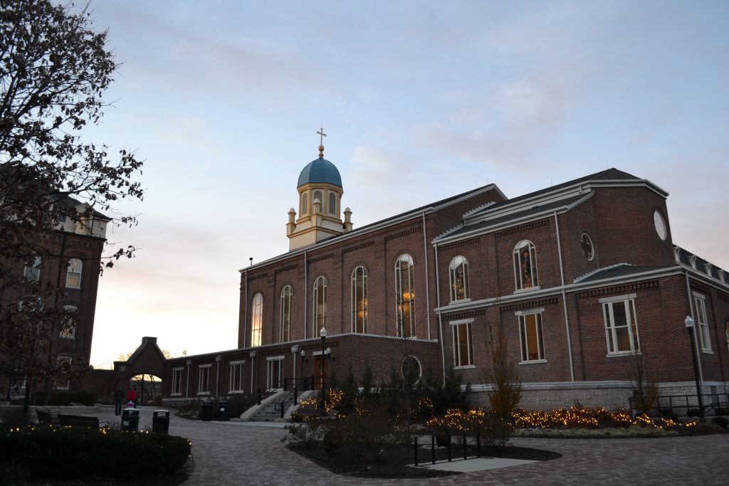 In the gloaming, joy was spread throughout the UD Campus (CT Photo/Greg Hartman)