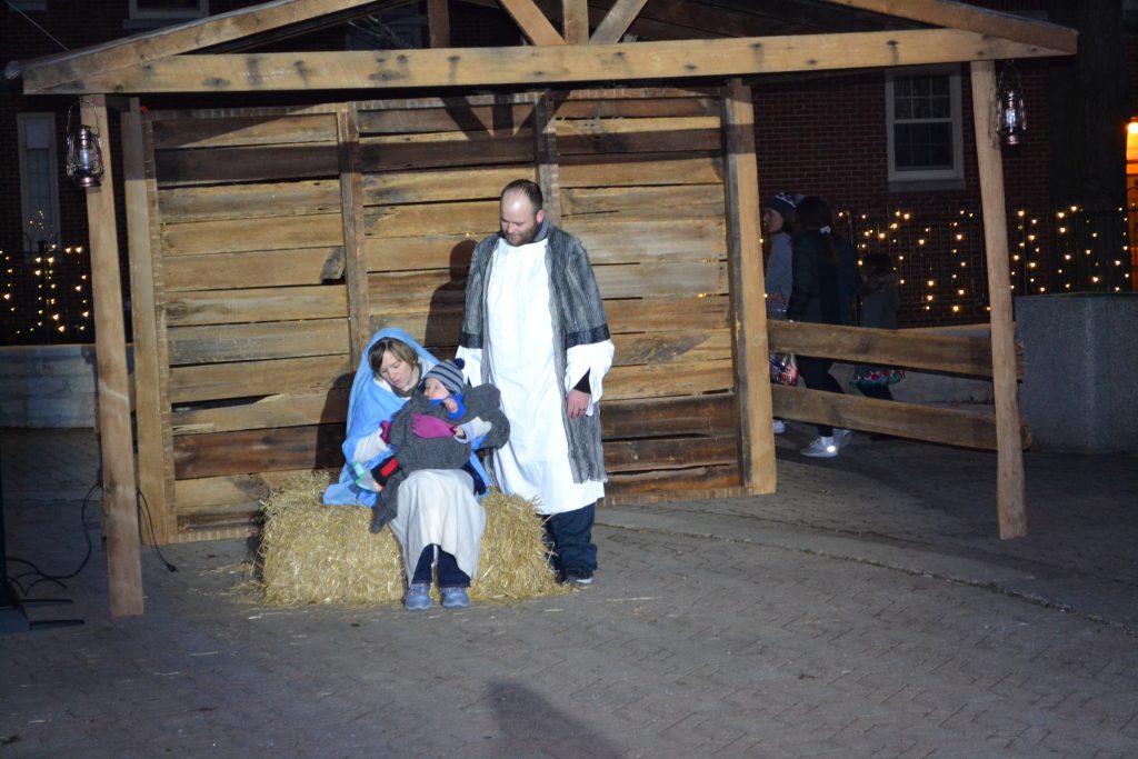 While they were there, the time came for her to have her child, and she gave birth to her firstborn son.She wrapped him in swaddling clothes and laid him in a manger, because there was no room for them in the inn. (Luke 2:6-7) (CT Photo/Greg Hartman)