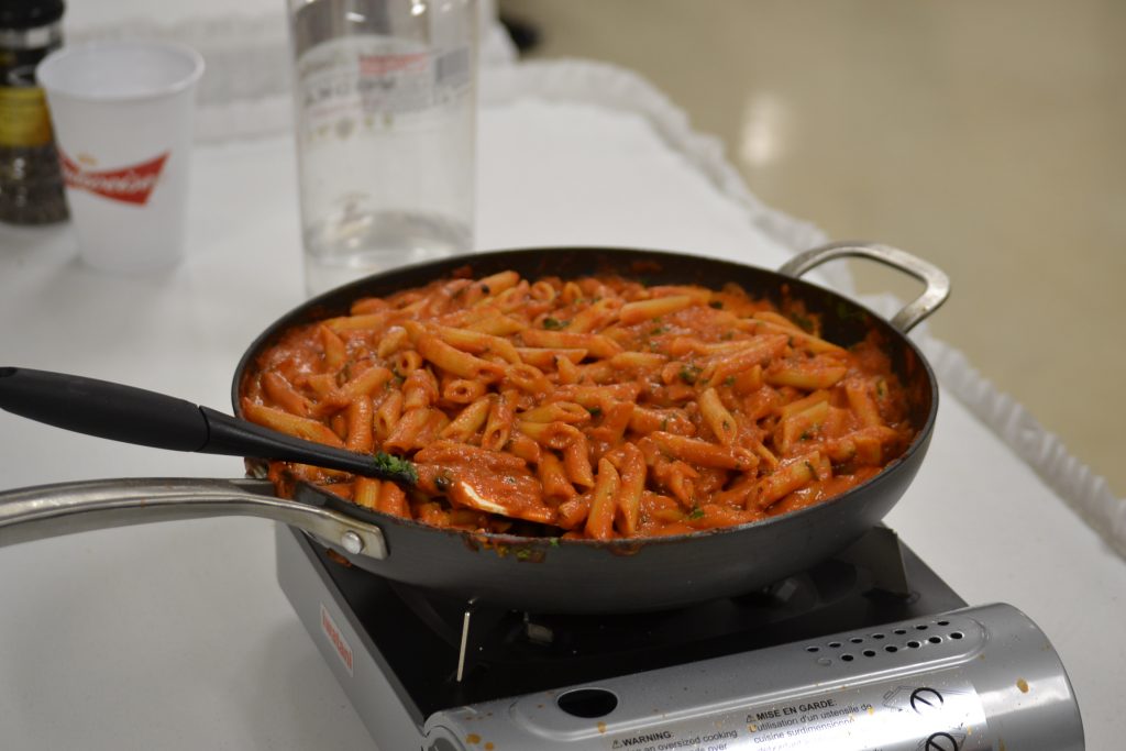 Father Leo's finished Vodka Penne (CT Photo/Greg Hartman)