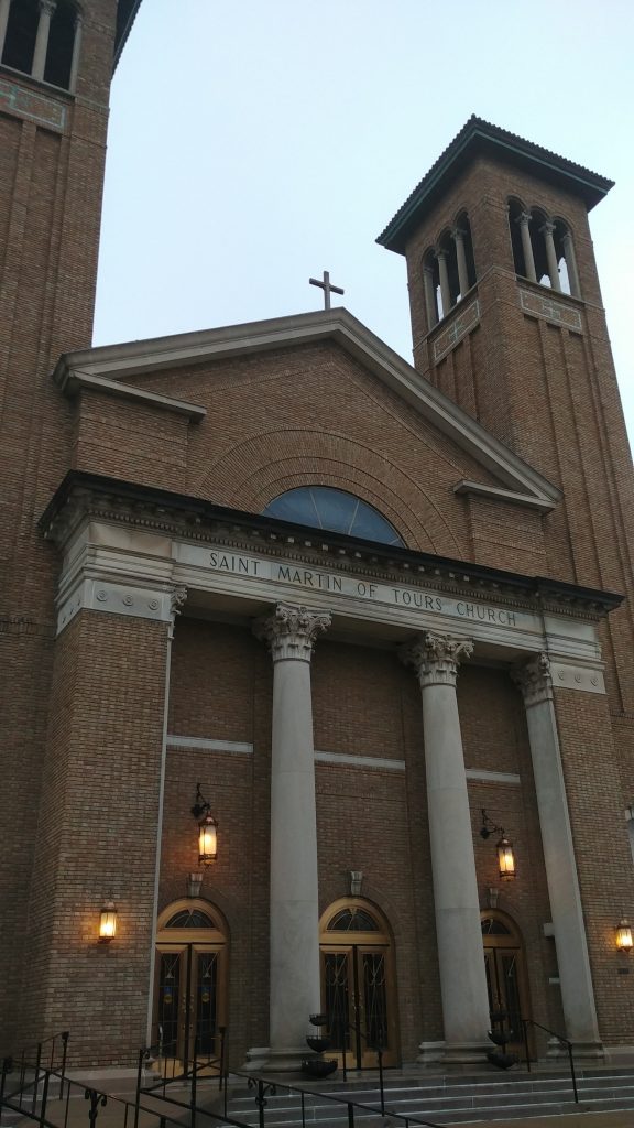 Holy Thursday 2018 dawned cloudy and rainy. (CT Photo/Greg Hartman)