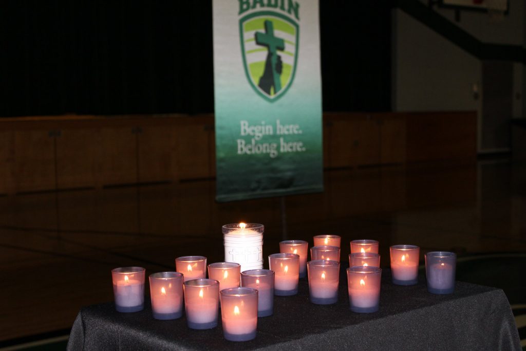 Badin High School had a prayer for the victims of gun violence (Courtesy Photo)