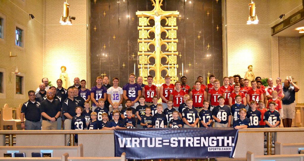 Participants in the 2018 Sportsleader Rosary Rally were from Elder, La Salle, and St. Gertrude. (CT Photo/Greg Hartman)