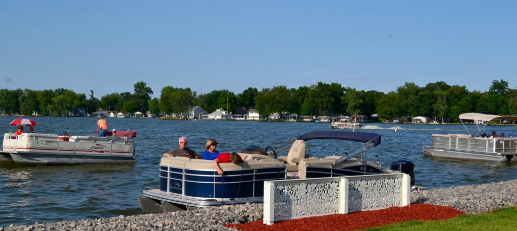 A unique way to arrive to Mass via Indian Lake. (CT Photo/Greg Hartman)