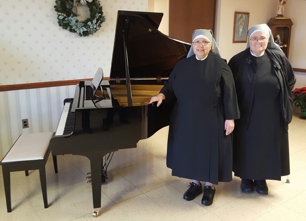 Sister Imelda (left) & Sister Madeline (Right) at the Piano (Courtesy Photo)