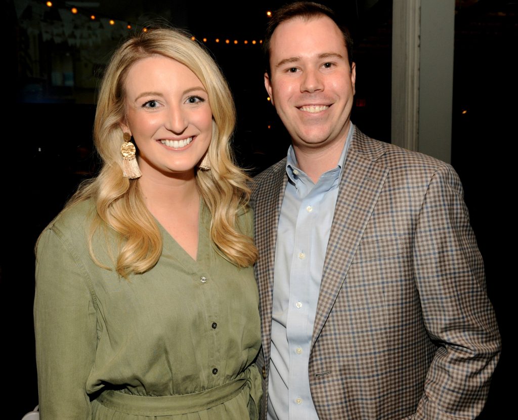 Mary Kate and Justin Vanderglas chaired this year's fundraiser for Catholic Inner City Schools Education. CISE provides financial support the Archdiocese of Cincinnati's eight urban schools. The ninth annual event was at the Woodward Theater in Over the Rhine on Saturday, April 6. CISE hopes to raise $100,000 this year. (CT Photo/ David A. Moodie)