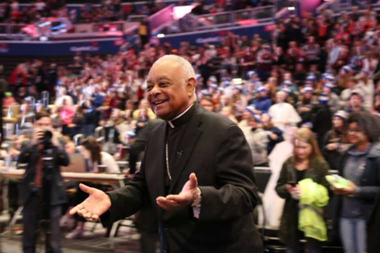 Archbishop Wilton Gregory at the 2020 Youth Rally and Mass for Life. Credit: Peter Zelasko/CNA