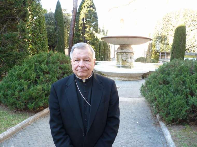 Archbishop Gregory Aymond of New Orleans in Rome, Jan. 26, 2012. Credit: Alan Holdren/CNA