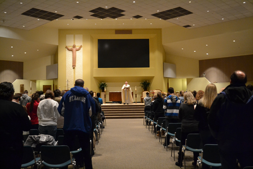 Binzer led prayer service