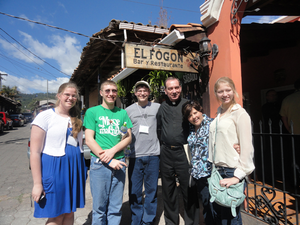 Archbishop Dennis M. Schnurr in Honduras