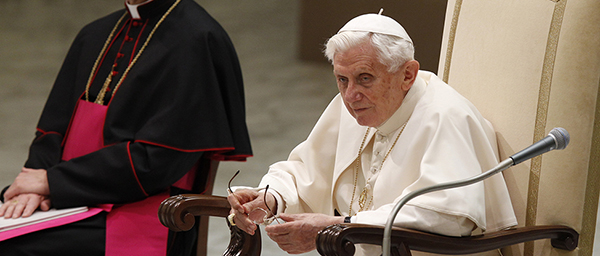Pope Benedict XVI leads general audience at Vatican