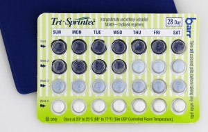 PACKET OF BIRTH CONTROL PILLS