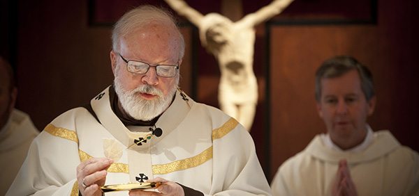 CARDINAL O'MALLEY CELEBRATES MASS AT BOSTON PASTORAL CENTER