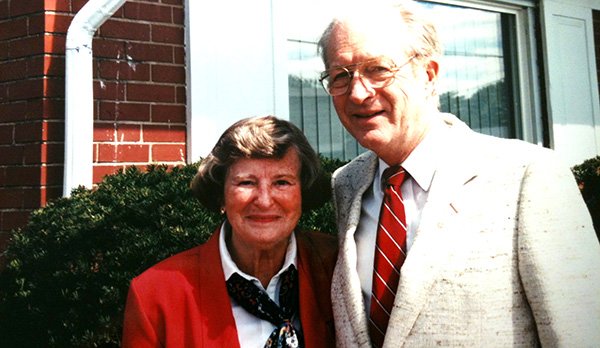 Barbara Willke is pictured with her husband Dr. John Willke in September 1995. Barbara Willke died Sunday night at the age of 90. (CT PHOTO)