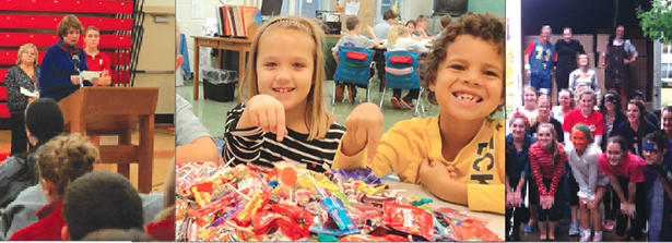 Catholic school students put others needs before their own all year long. (Courtesy Photos)