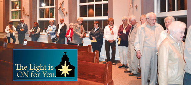 Penitents wait in line for confession March 18 at St. Antoninus during The Light is ON For You. (CT Photo/John Stegeman)